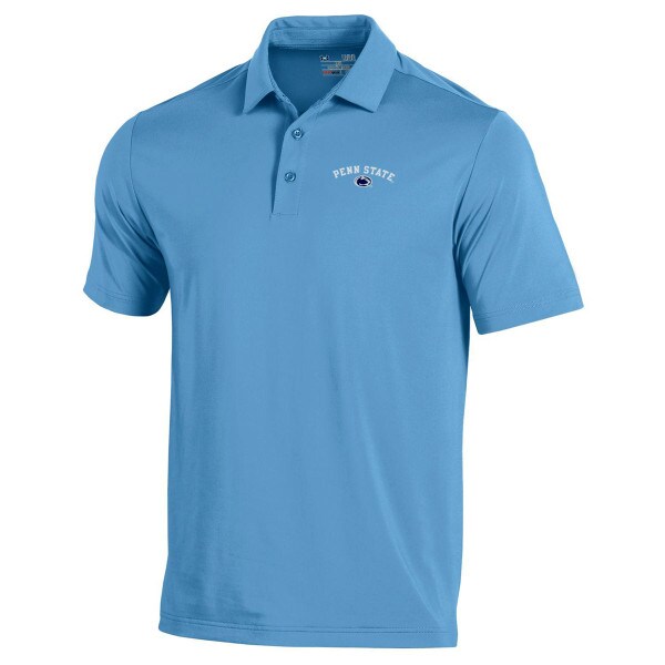 light blue Under Armour Penn State polo shirt image
